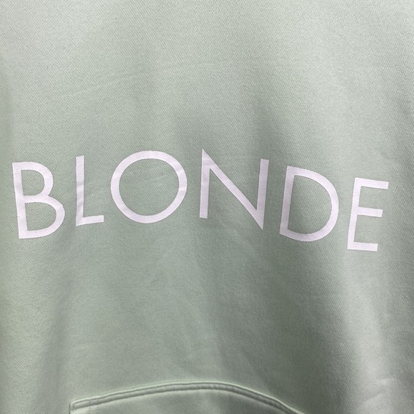 BRUNETTE The Label BLONDE Core Mint Gelato White Hoodie - Size XS/S - Picture 3 of 11